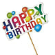 Happy Birthday Pick – MARGARITA'S FLOWERS LLC, Pembroke Pines FL