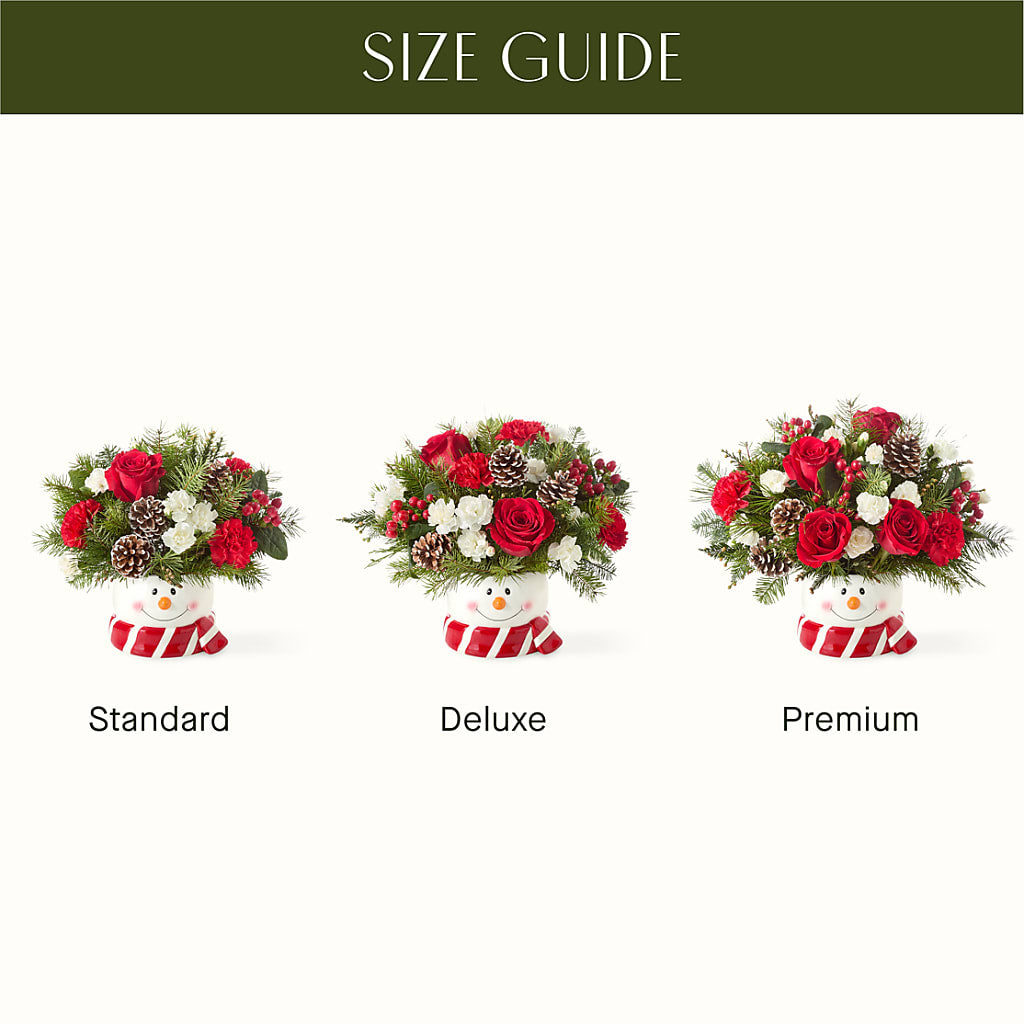 Jolly Snowman Bouquet – MARGARITA'S FLOWERS LLC, Pembroke Pines FL