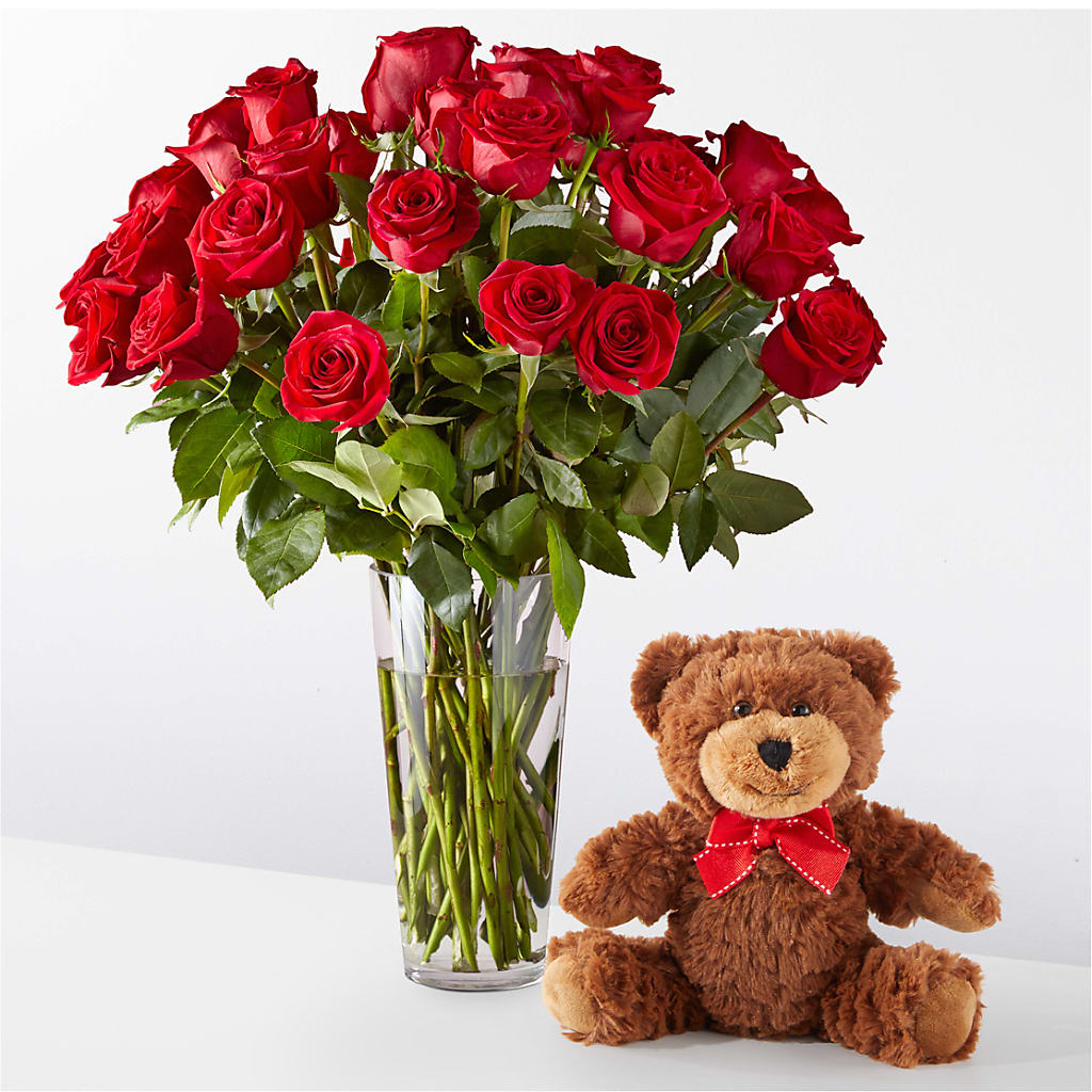 Romantic Long Stem Red Rose Bouquet Bundles – MARGARITA'S FLOWERS LLC, Pembroke Pines FL