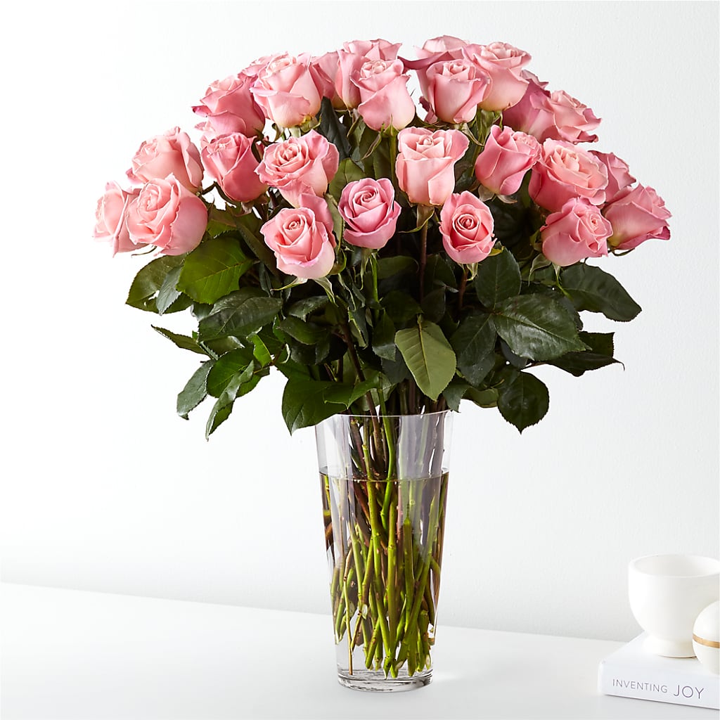 Long Stem Pink Rose Bouquet – MARGARITA'S FLOWERS LLC, Pembroke Pines FL