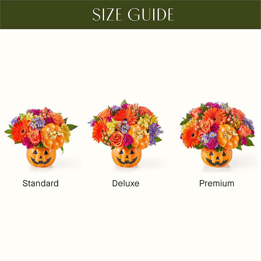 Tricks & Treats Pumpkin – MARGARITA'S FLOWERS LLC, Pembroke Pines FL