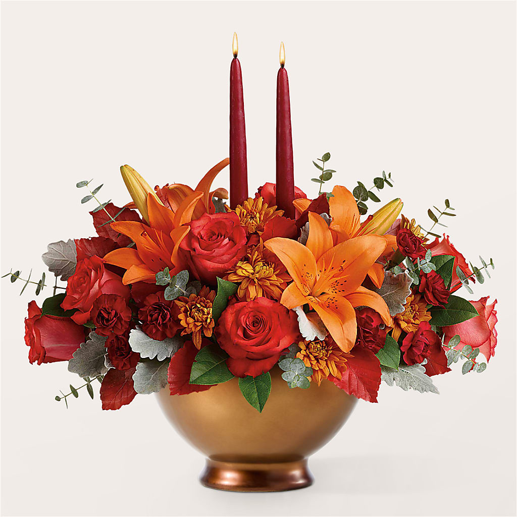 Fruits of Fall Centerpiece – MARGARITA'S FLOWERS LLC, Pembroke Pines FL