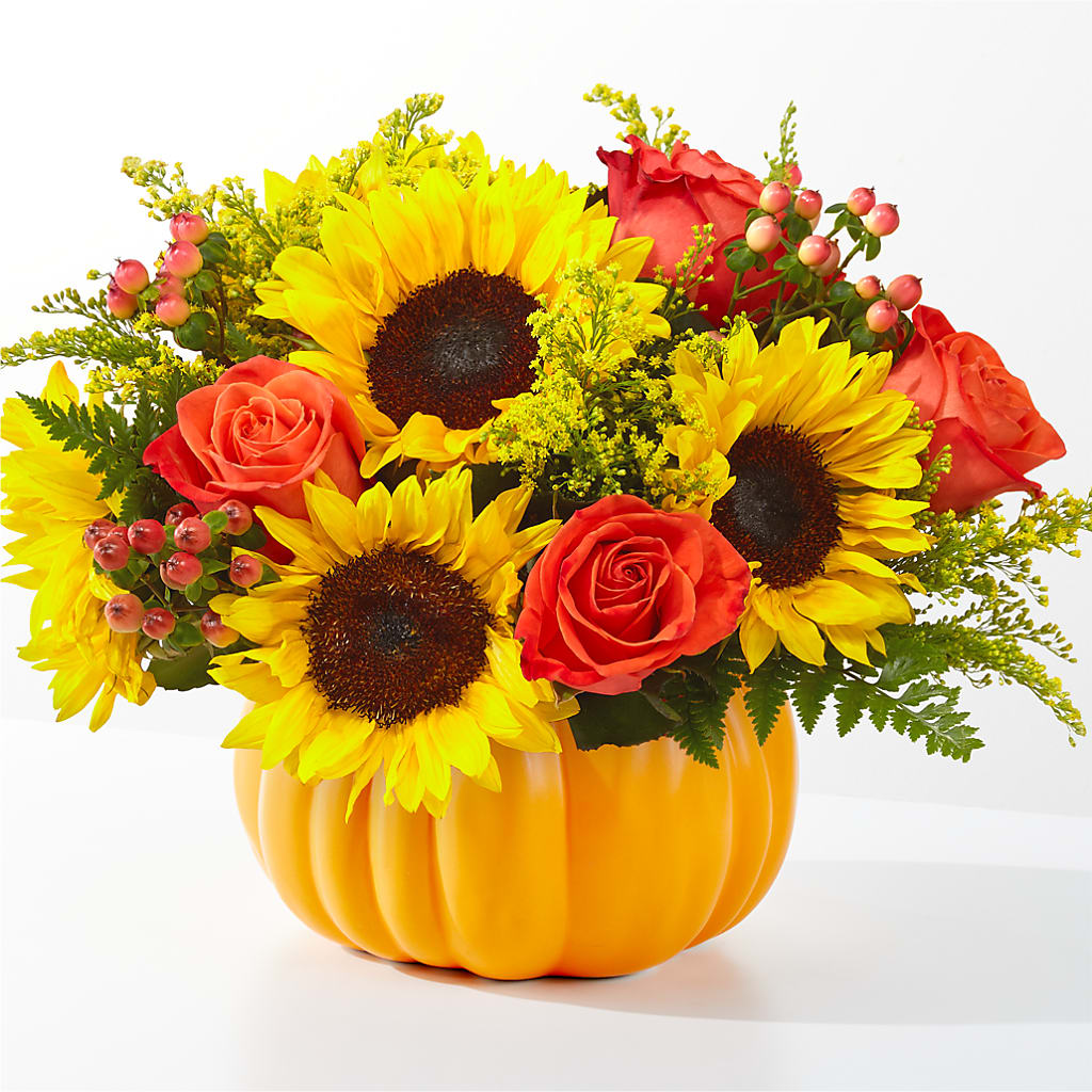 Pick of the Patch Pumpkin Bouquet – MARGARITA'S FLOWERS LLC, Pembroke Pines FL