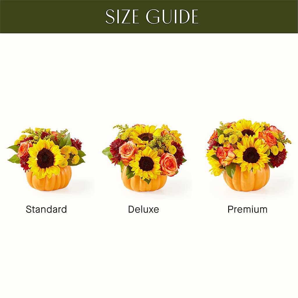 Golden Gourd Pumpkin Bouquet – MARGARITA'S FLOWERS LLC, Pembroke Pines FL