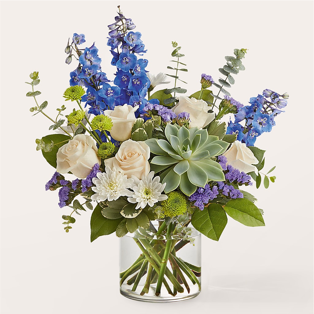 Cerulean Waves Bouquet – MARGARITA'S FLOWERS LLC, Pembroke Pines FL