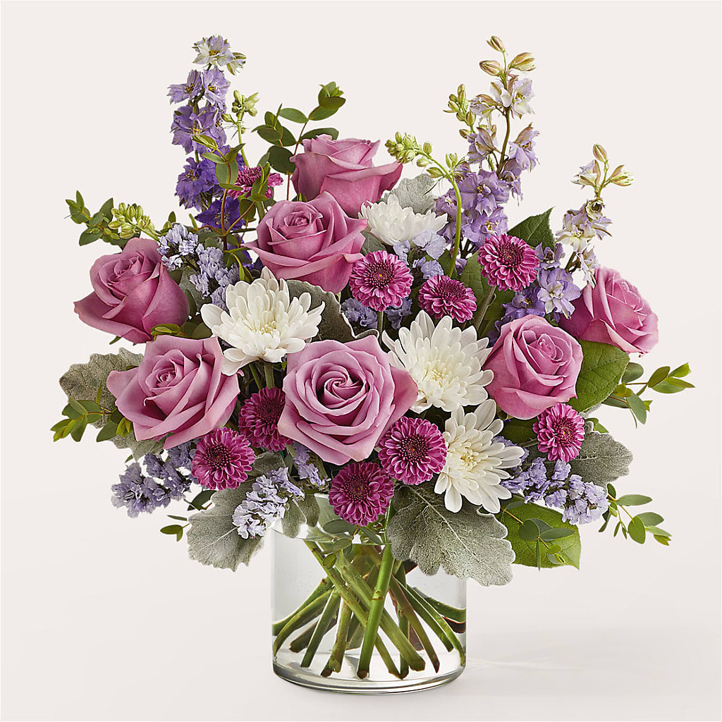 Violet Frost Bouquet – MARGARITA'S FLOWERS LLC, Pembroke Pines FL