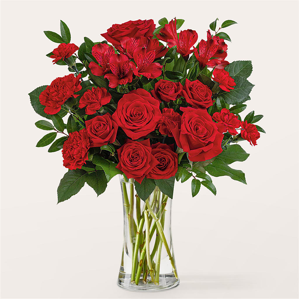 Brilliant Ruby Bouquet – MARGARITA'S FLOWERS LLC, Pembroke Pines FL
