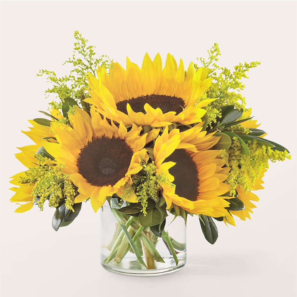 Beaming Sunflower Bouquet – MARGARITA'S FLOWERS LLC, Pembroke Pines FL