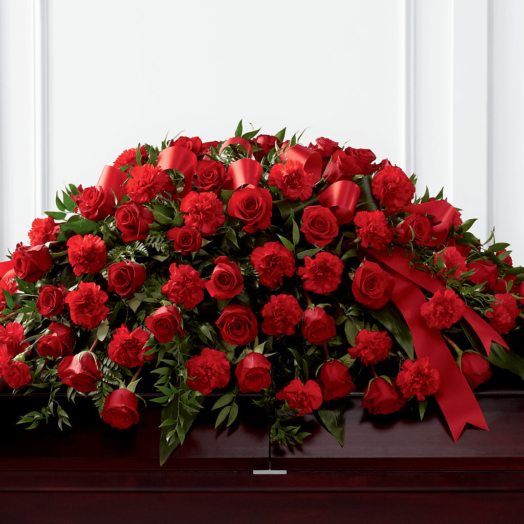 Tribute of Life Casket Spray – MARGARITA'S FLOWERS LLC, Pembroke Pines FL
