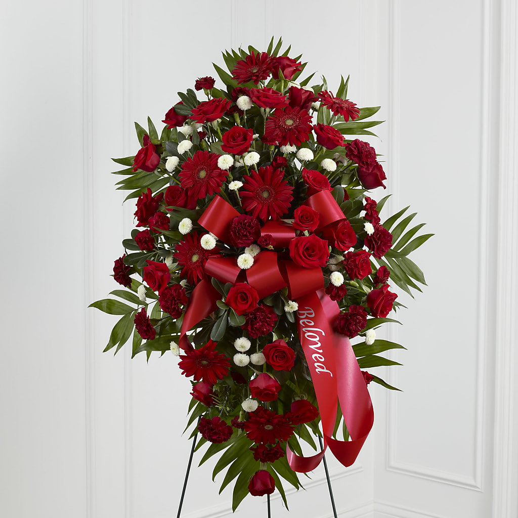 Treasured Memories Standing Spray – MARGARITA'S FLOWERS LLC, Pembroke Pines FL