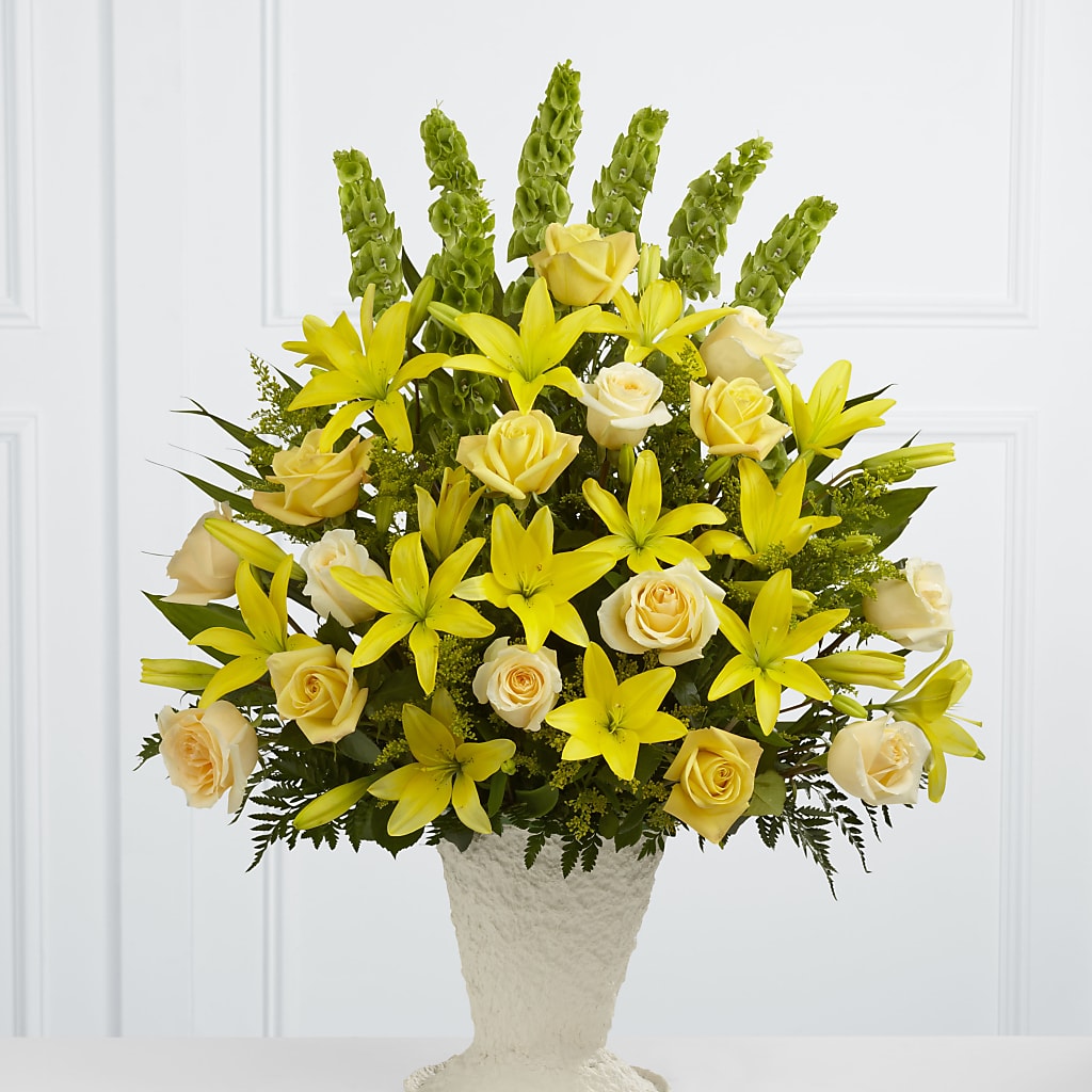 Golden Memories Arrangement – MARGARITA'S FLOWERS LLC, Pembroke Pines FL