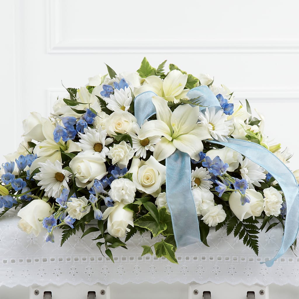 Tender Treasure Casket Spray – MARGARITA'S FLOWERS LLC, Pembroke Pines FL