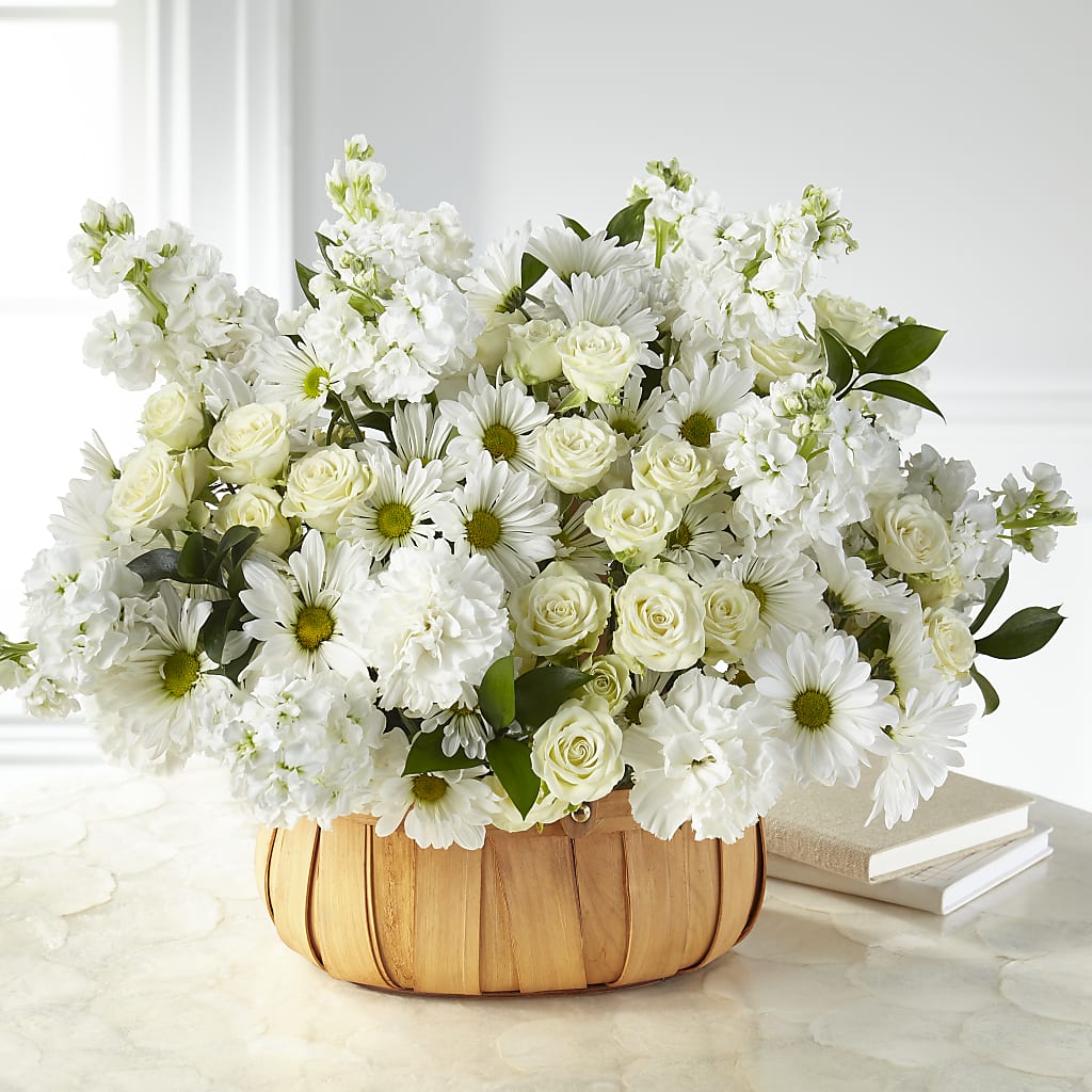 Graceful Garden Basket – MARGARITA'S FLOWERS LLC, Pembroke Pines FL