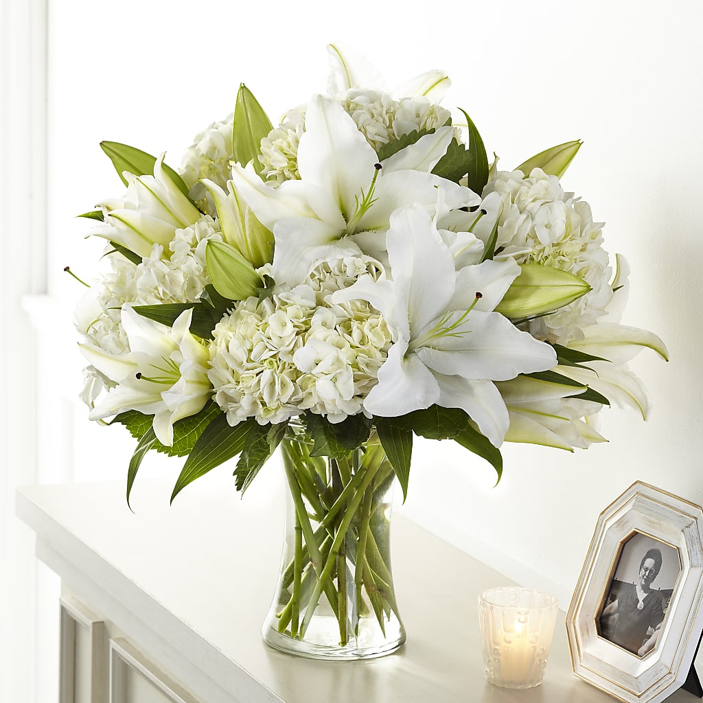 Compassionate Lily Bouquet – MARGARITA'S FLOWERS LLC, Pembroke Pines FL