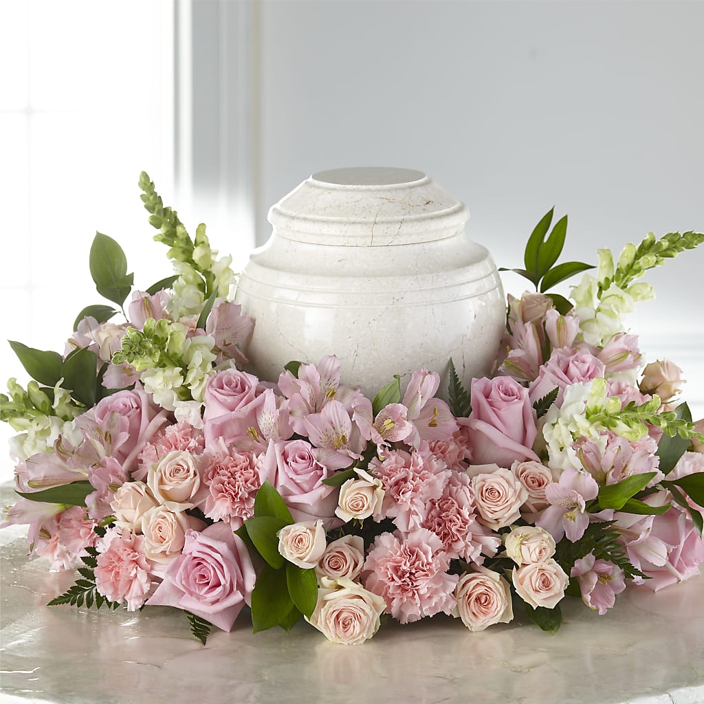 Blooms of Hope Cremation Adornment – MARGARITA'S FLOWERS LLC, Pembroke Pines FL