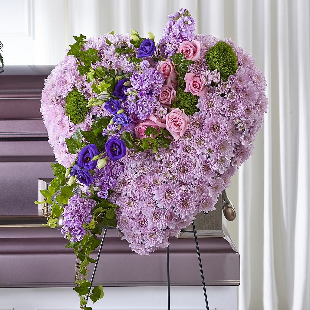 Treasured Love Standing Heart – MARGARITA'S FLOWERS LLC, Pembroke Pines FL