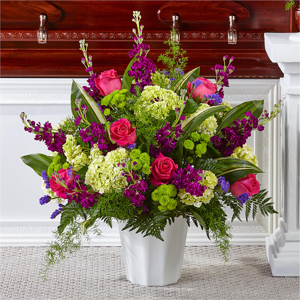 Beautiful Horizons Floor Basket – MARGARITA'S FLOWERS LLC, Pembroke Pines FL