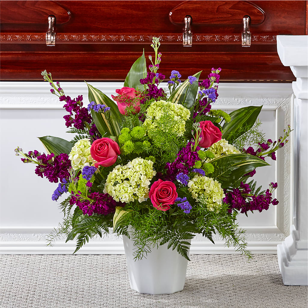 Beautiful Horizons Floor Basket – MARGARITA'S FLOWERS LLC, Pembroke Pines FL