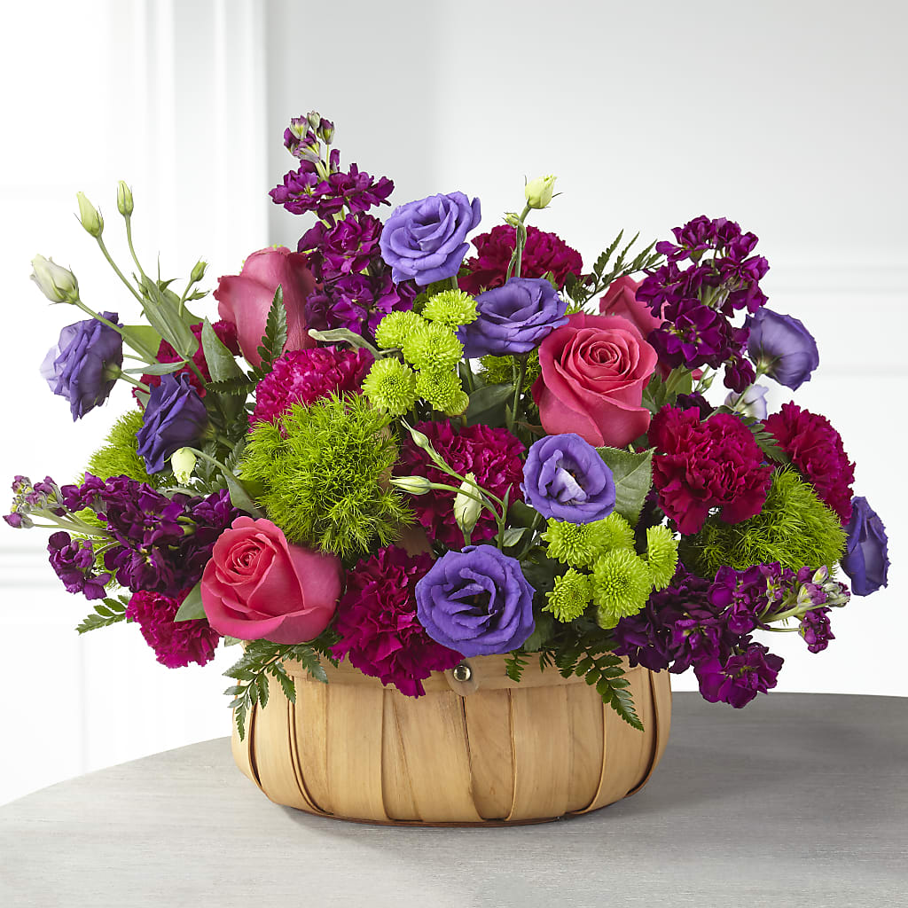 Serene Sanctuary Basket – MARGARITA'S FLOWERS LLC, Pembroke Pines FL