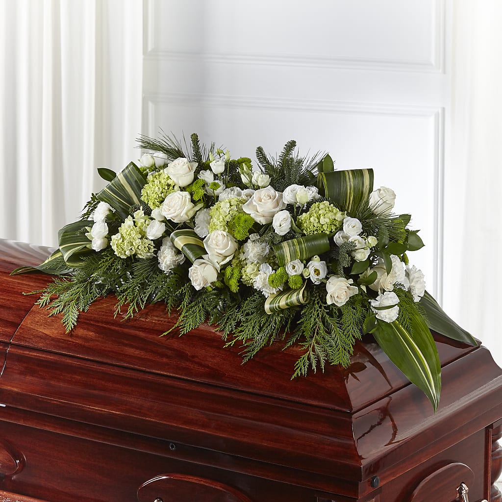 Hopeful Gesture Casket Spray – MARGARITA'S FLOWERS LLC, Pembroke Pines FL