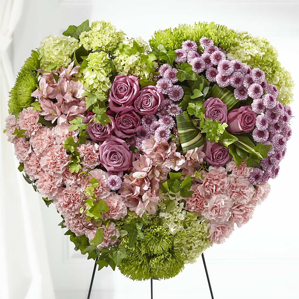 Heartwarming Standing Heart – MARGARITA'S FLOWERS LLC, Pembroke Pines FL