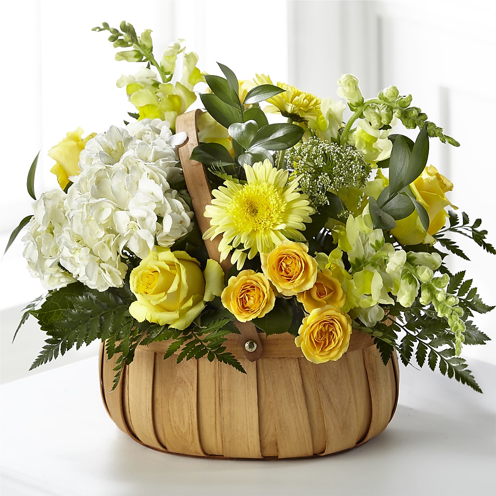Rustic Remembrance Basket – MARGARITA'S FLOWERS LLC, Pembroke Pines FL