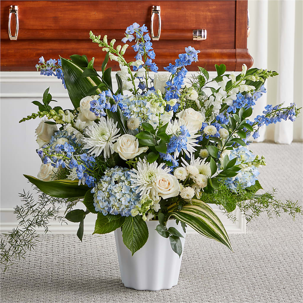 Everlasting Memories Floor Basket – MARGARITA'S FLOWERS LLC, Pembroke Pines FL