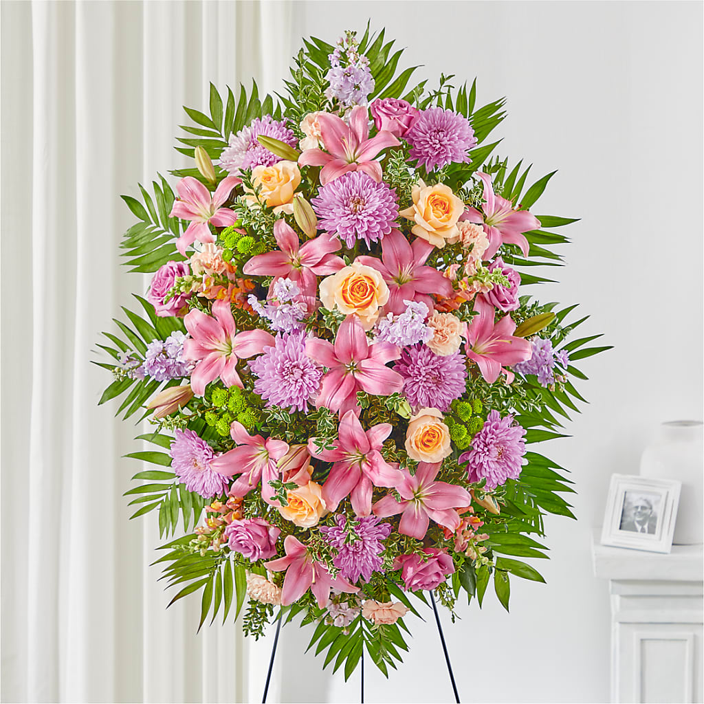 Love & Light Standing Spray – MARGARITA'S FLOWERS LLC, Pembroke Pines FL