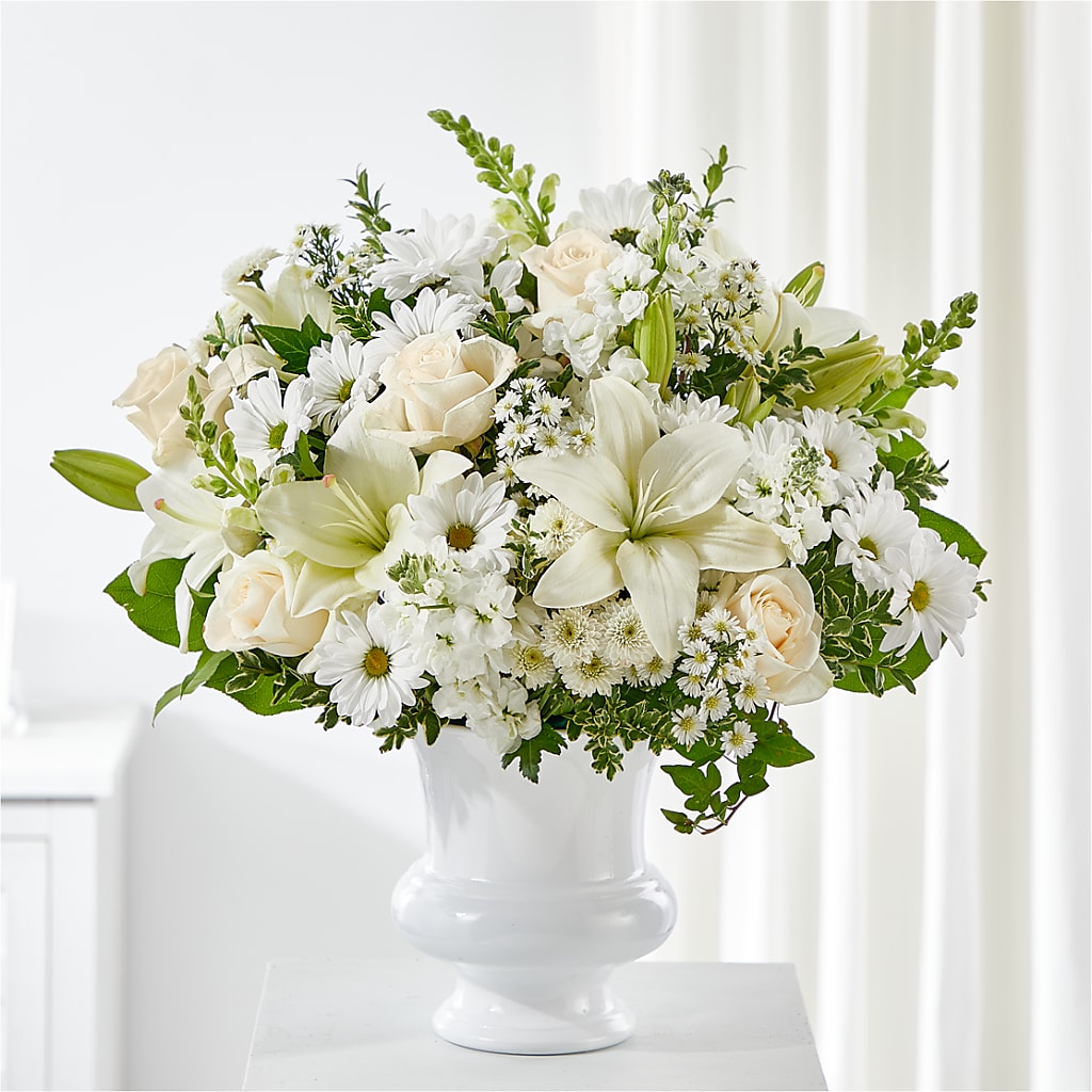 Uplifting Urn Arrangement – MARGARITA'S FLOWERS LLC, Pembroke Pines FL