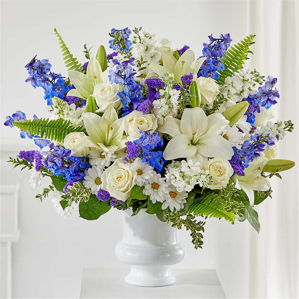 Expressions of Hope Urn Arrangement – MARGARITA'S FLOWERS LLC, Pembroke Pines FL
