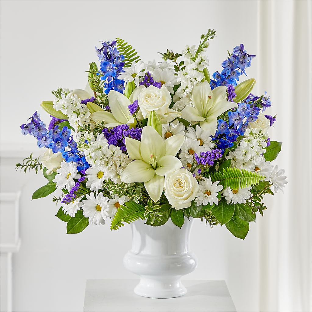 Expressions of Hope Urn Arrangement – MARGARITA'S FLOWERS LLC, Pembroke Pines FL