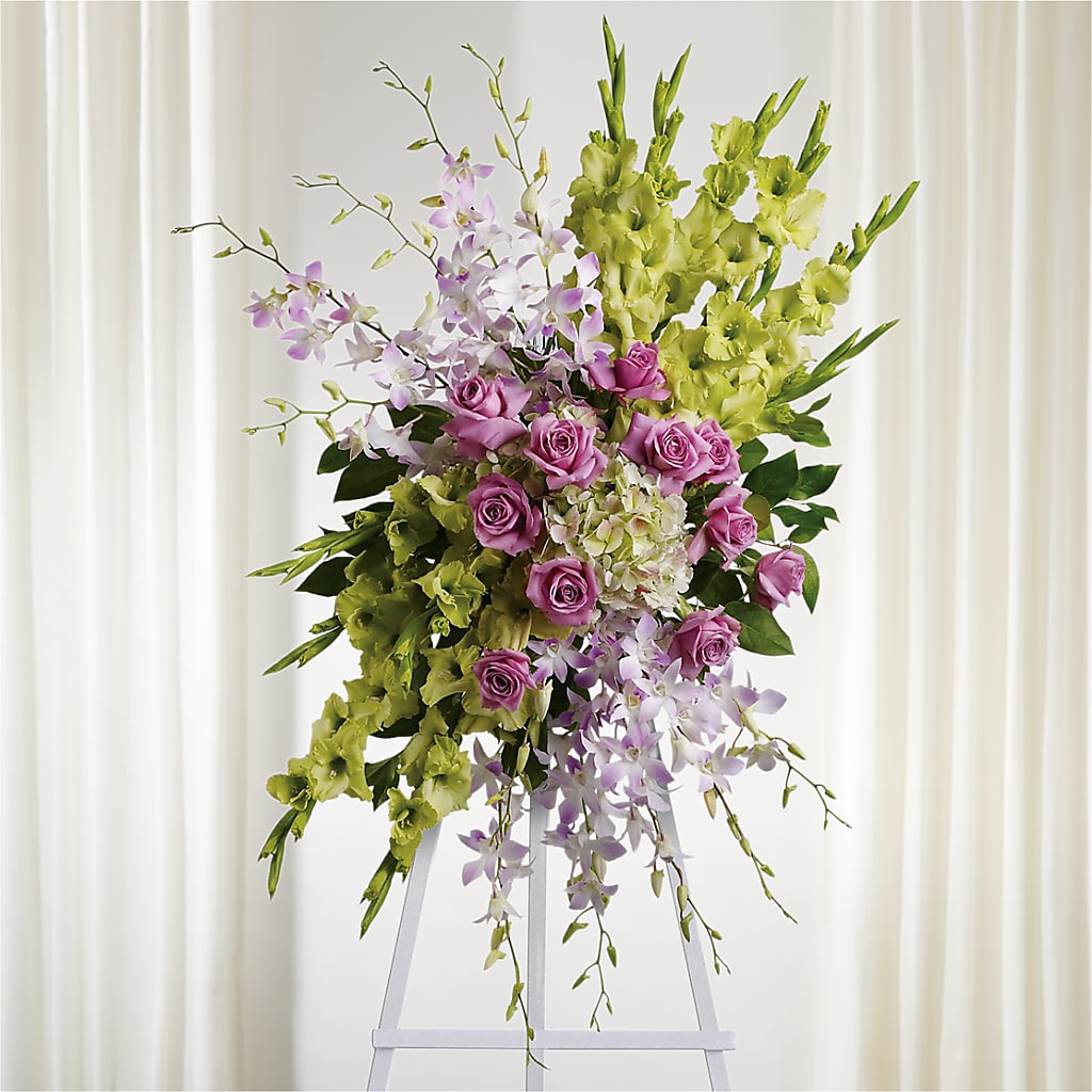 Lasting Legacy Standing Spray – MARGARITA'S FLOWERS LLC, Pembroke Pines FL