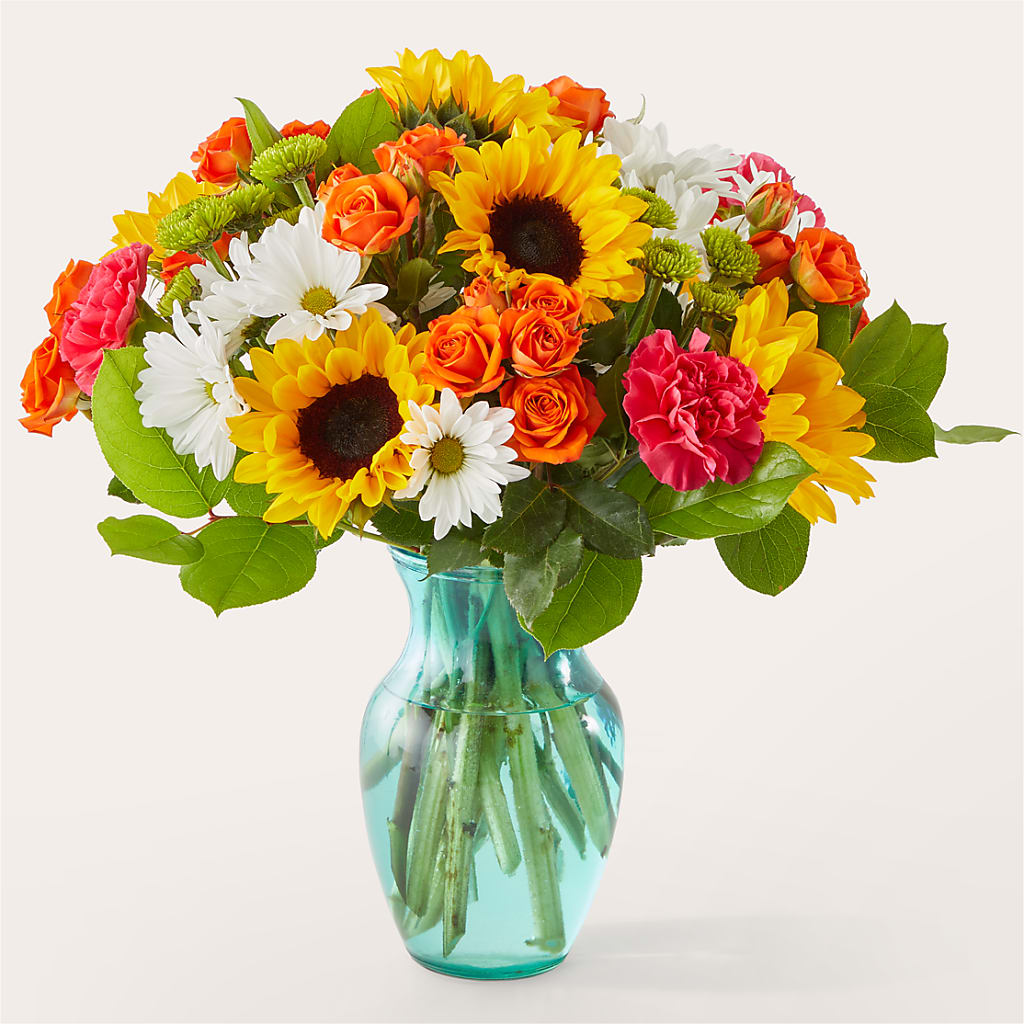 Sun-drenched Blooms Bouquet – MARGARITA'S FLOWERS LLC, Pembroke Pines FL