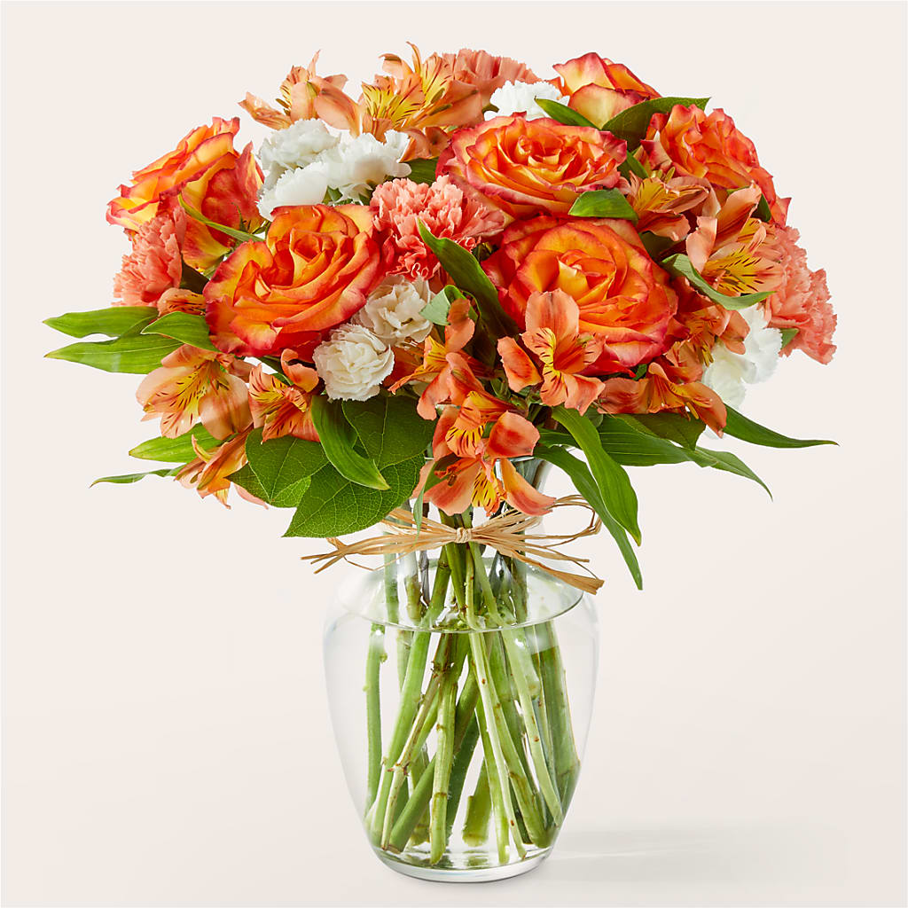 Apricot Glow Bouquet – MARGARITA'S FLOWERS LLC, Pembroke Pines FL