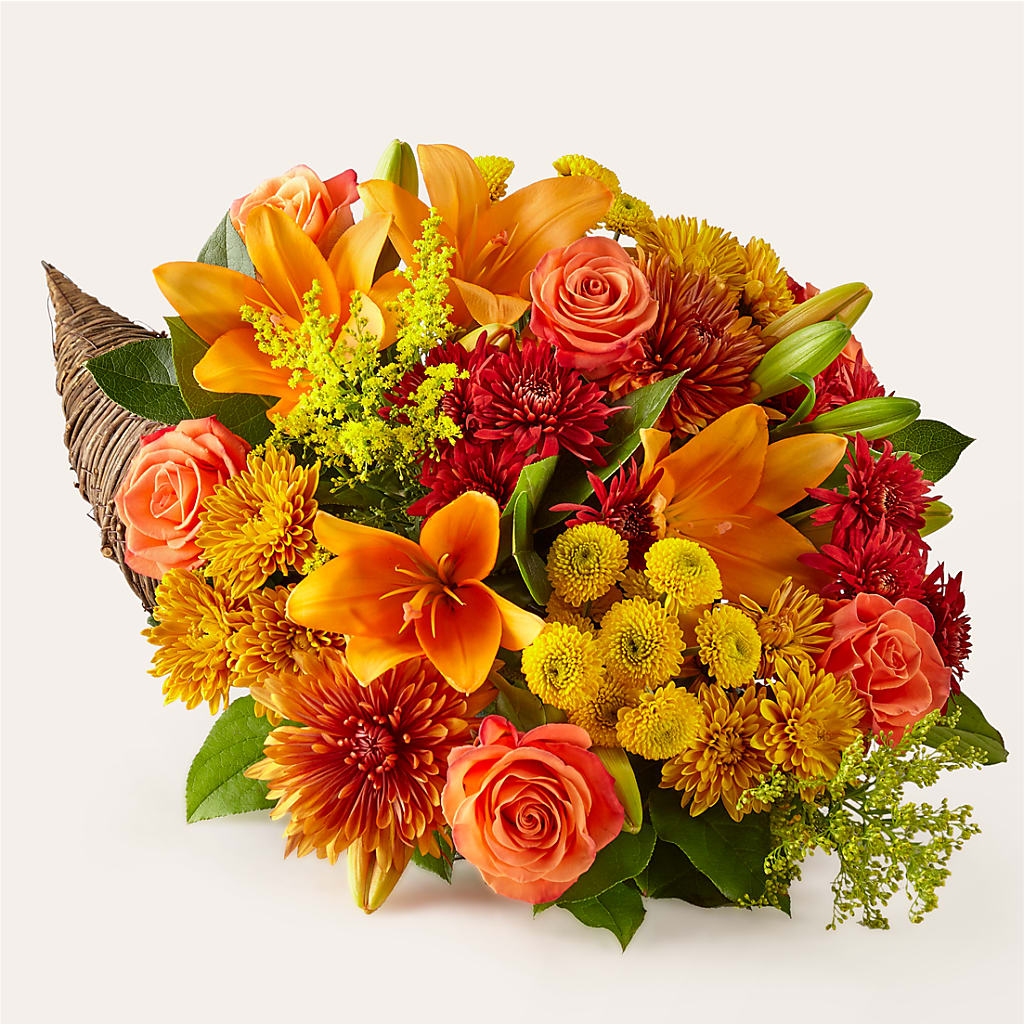 Feast of Color Cornucopia – MARGARITA'S FLOWERS LLC, Pembroke Pines FL