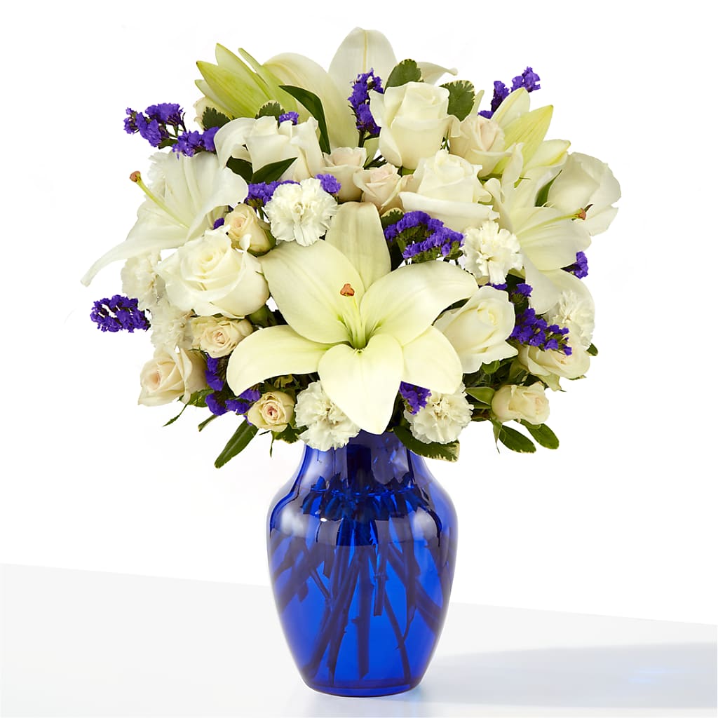 Sapphire Rush Bouquet – MARGARITA'S FLOWERS LLC, Pembroke Pines FL