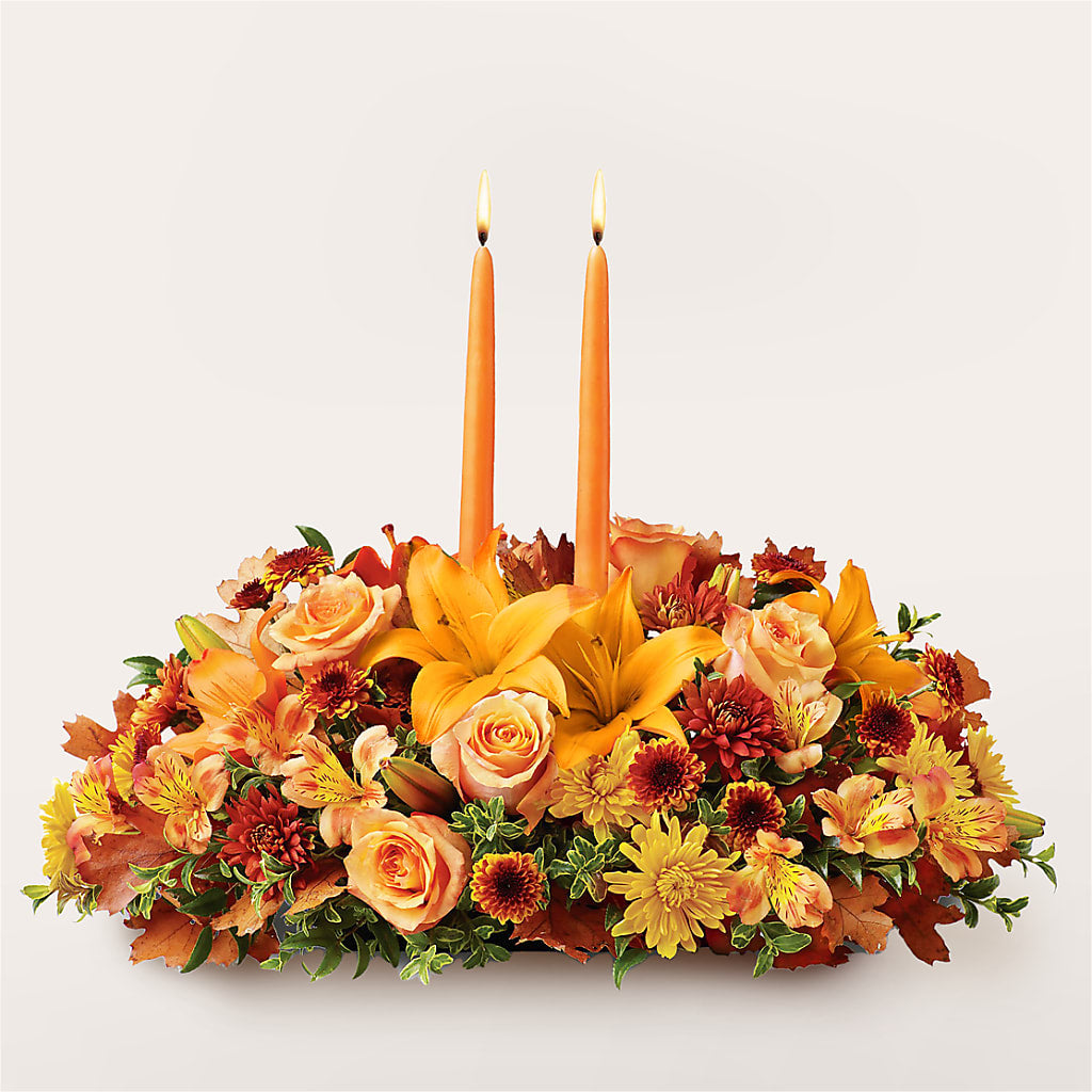 Traditions Centerpiece – MARGARITA'S FLOWERS LLC, Pembroke Pines FL