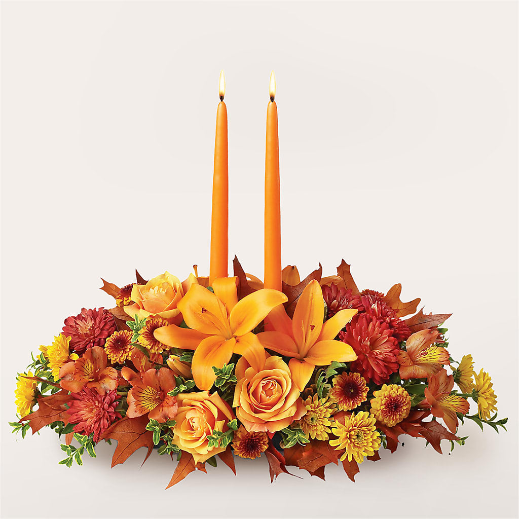 Traditions Centerpiece – MARGARITA'S FLOWERS LLC, Pembroke Pines FL
