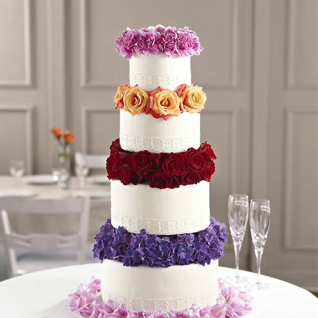 Infinite Love Cake Décor – MARGARITA'S FLOWERS LLC, Pembroke Pines FL