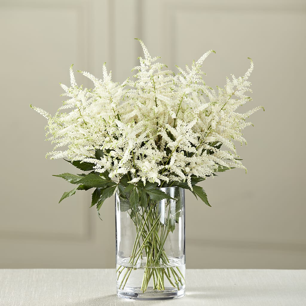 White Astilbe Bouquet – MARGARITA'S FLOWERS LLC, Pembroke Pines FL