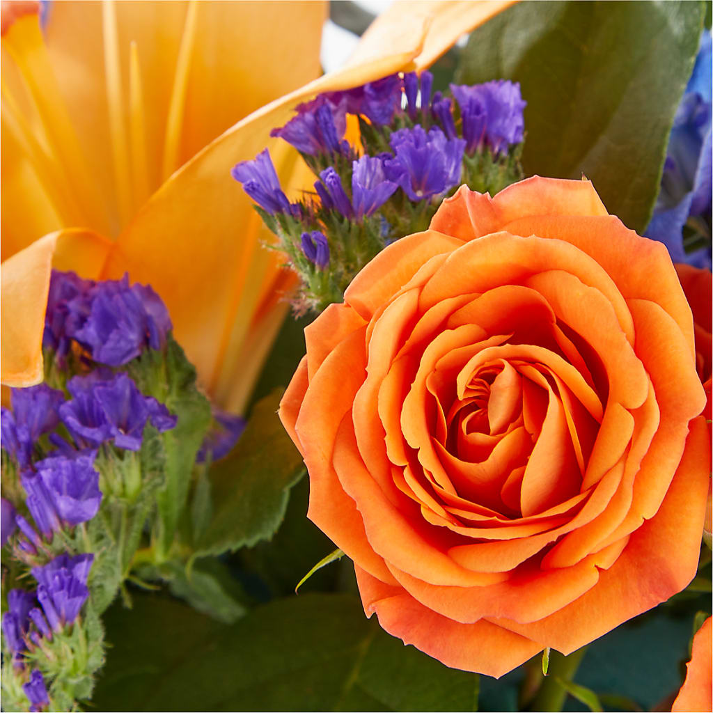 Radiant Citrus Box Bouquet – MARGARITA'S FLOWERS LLC, Pembroke Pines FL