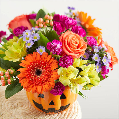 Tricks & Treats Pumpkin – MARGARITA'S FLOWERS LLC, Pembroke Pines FL