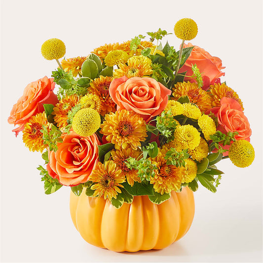 Gourdgeous Pumpkin – MARGARITA'S FLOWERS LLC, Pembroke Pines FL