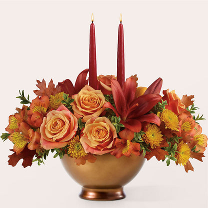 Harvest Table Centerpiece – MARGARITA'S FLOWERS LLC, Pembroke Pines FL