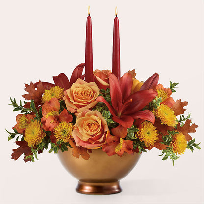 Harvest Table Centerpiece – MARGARITA'S FLOWERS LLC, Pembroke Pines FL
