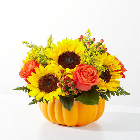 Pick of the Patch Pumpkin Bouquet – MARGARITA'S FLOWERS LLC, Pembroke Pines FL