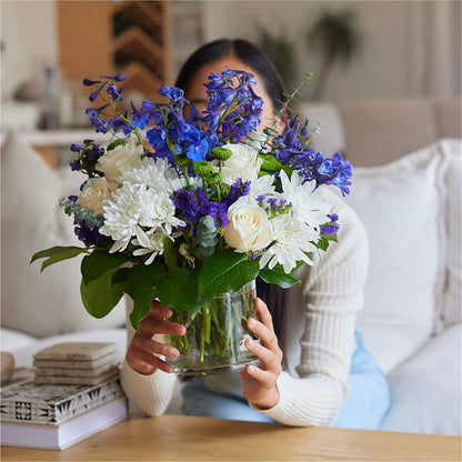 Cerulean Waves Bouquet – MARGARITA'S FLOWERS LLC, Pembroke Pines FL