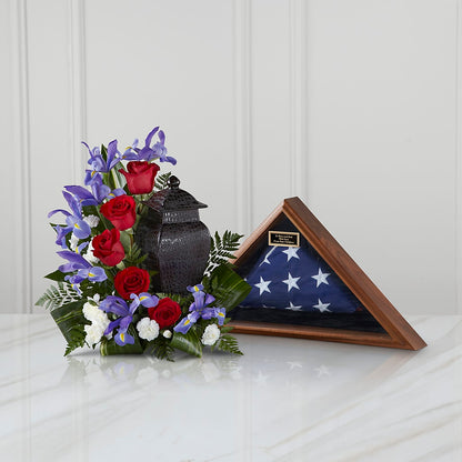 Patriotic Tribute Arrangement – MARGARITA'S FLOWERS LLC, Pembroke Pines FL