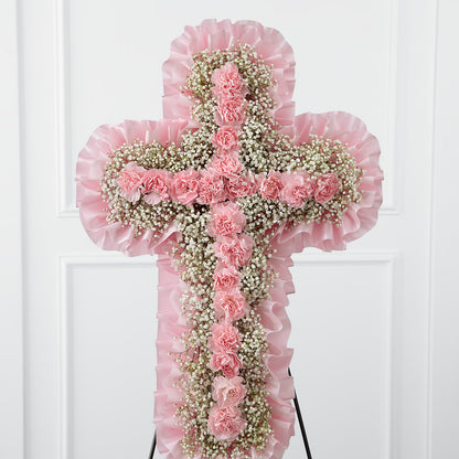 Angel's Cross Easel – MARGARITA'S FLOWERS LLC, Pembroke Pines FL