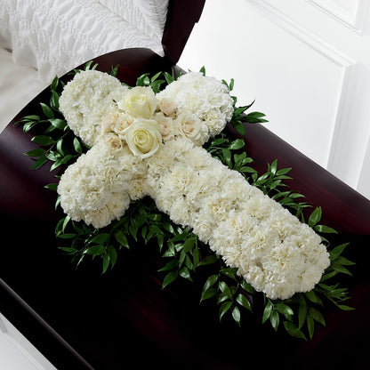 Peaceful Memories Casket Spray (Standard) – MARGARITA'S FLOWERS LLC, Pembroke Pines FL